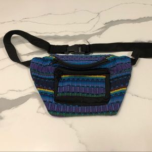 Colorful Striped Shoulder Bag